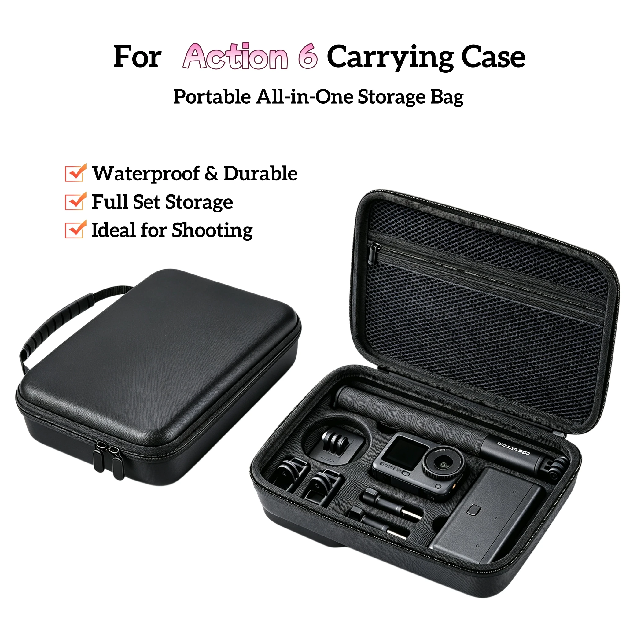 Camera Bag Waterproof - Carry Case For DJI Osmo Action