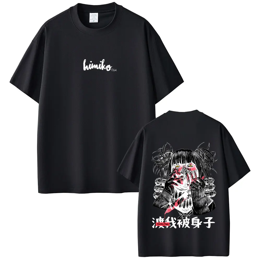 

Hot Anime My Hero Academia T-shirt Funny Kawaii Sexy Toga Himiko Graphic T Shirts Women Men Manga Fashion Oversized Streetwear