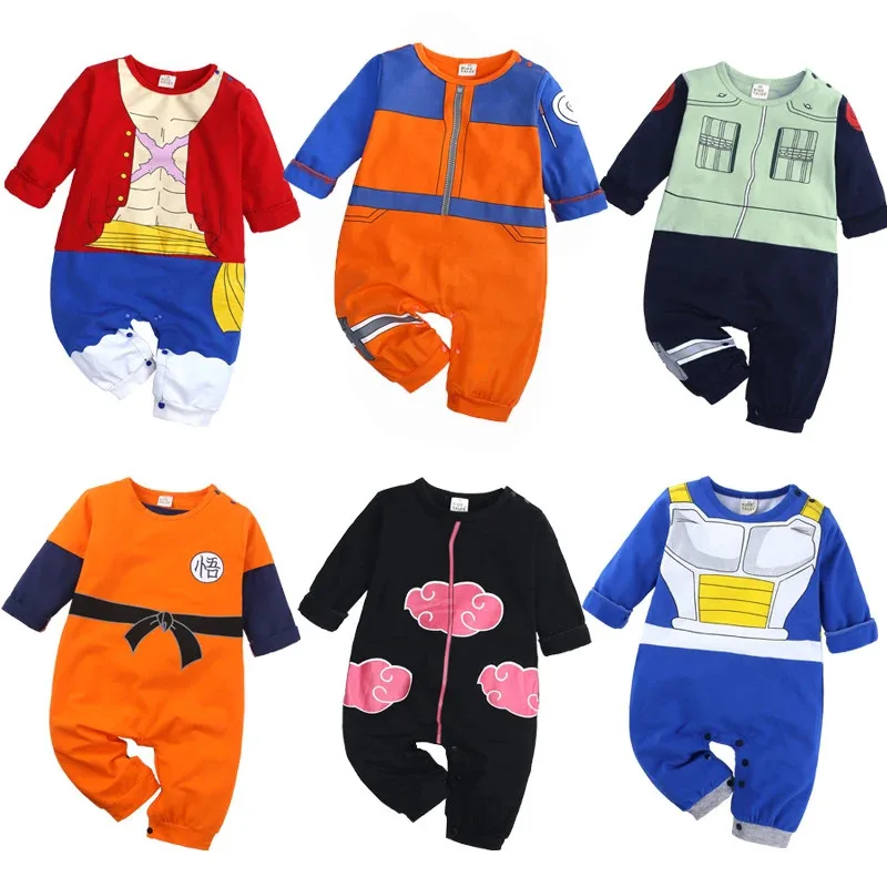 

Umorden Cool Baby Boy Anime Costume Cosplay Rompers Jumpsuits Long Short Sleeve Cotton Halloween Purim Birthday Fancy Dress
