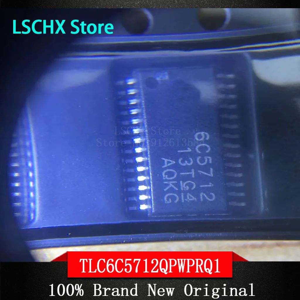 5pcs TLC6C5712QPWPRQ1 HTSSOP-28 TLC6C5712-Q1 Automotive 12-bit constant current LED perfusion driver