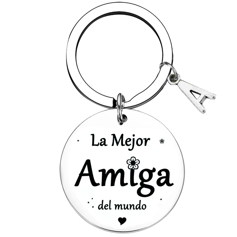 Spanish Llavero Amiga Soul Sister Keychains Best Friend Gifts for Women Friends Birthday Friends Christmas Gifts