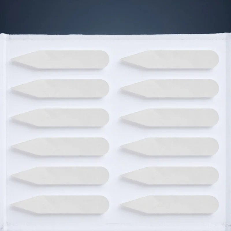 300 Stück transparentes Kragenqualität, Haustiermaterial, langlebig, wiederverwendbar, Hemdkragen, Stützzubehör für Männer und Frauen, Kleid