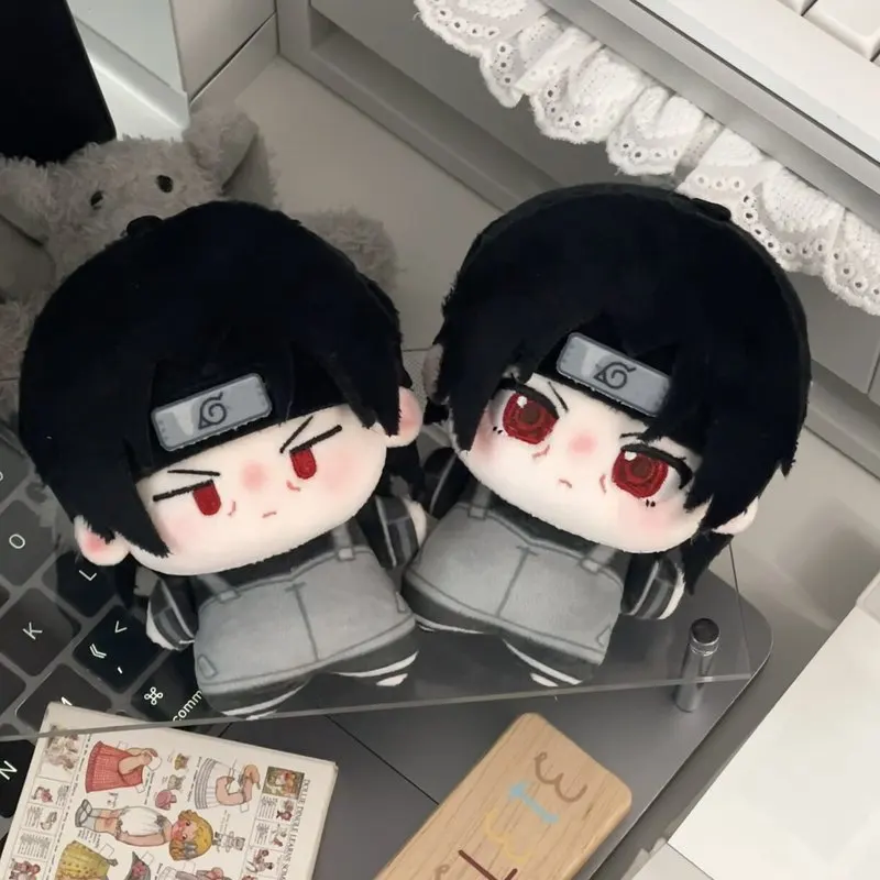 Naruto Uchiha Itachi Plush Toy 10 Cm Printed Nunu Body Cotton Plush Doll Anime Collectible Soft Decorative Toy For Anime Lovers