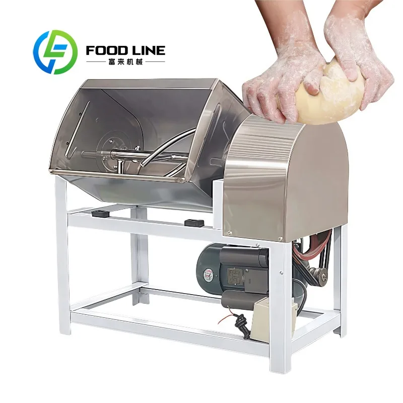 Customized Stainless Steel Spiral Dough Mixer 15kg To 50kg Commercial Bread Dough Kneading Machine For Bakery Pastry Processing