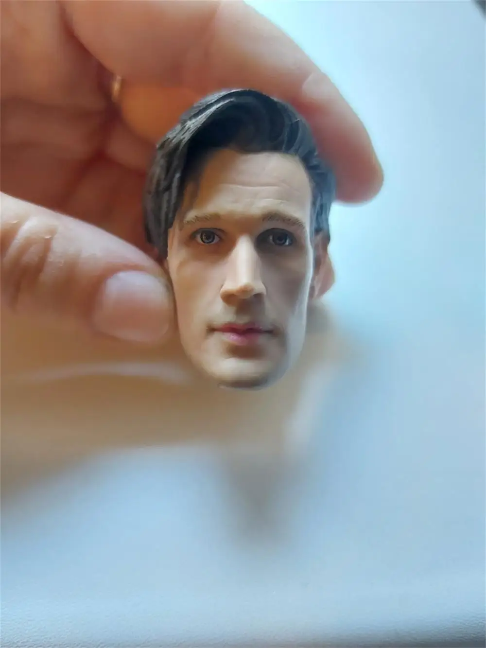 In Stock For Sale 1/6th Mystery Man Who Matt Smith Version Male Head Sculpture For Usual 12inch Doll Action Figure