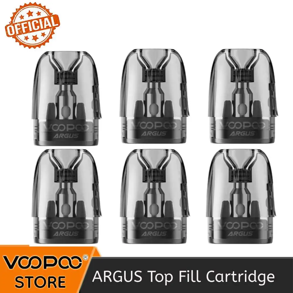 VOOPOO ARGUS Top Fill Cartridge 3ml Pod 0.7ohm/0.4ohm  For Electronic Cigarette Argus G2 / Argus G2 /Argus A kitMini Kit 3pcs