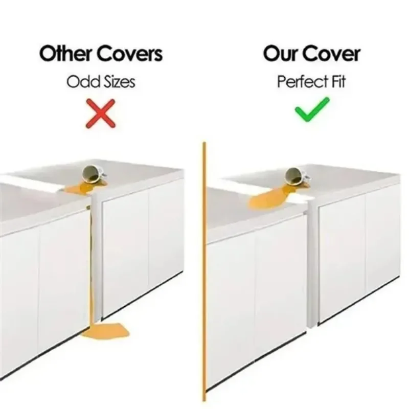 1Pc Kitchen Stove Cover Silicone Kitchen Accessories Silicone Kitchen Stove Gap Cover Flexible Oven Guard Spill Seal Filler view 6