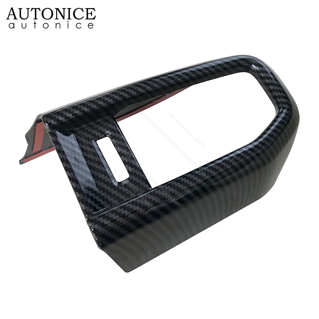 من ألياف الكربون لون تكييف الهواء لوحة القيادة تنفيس غطاء الكسوة صالح لفورد اكسبلورر 2020 2021 2022 2023