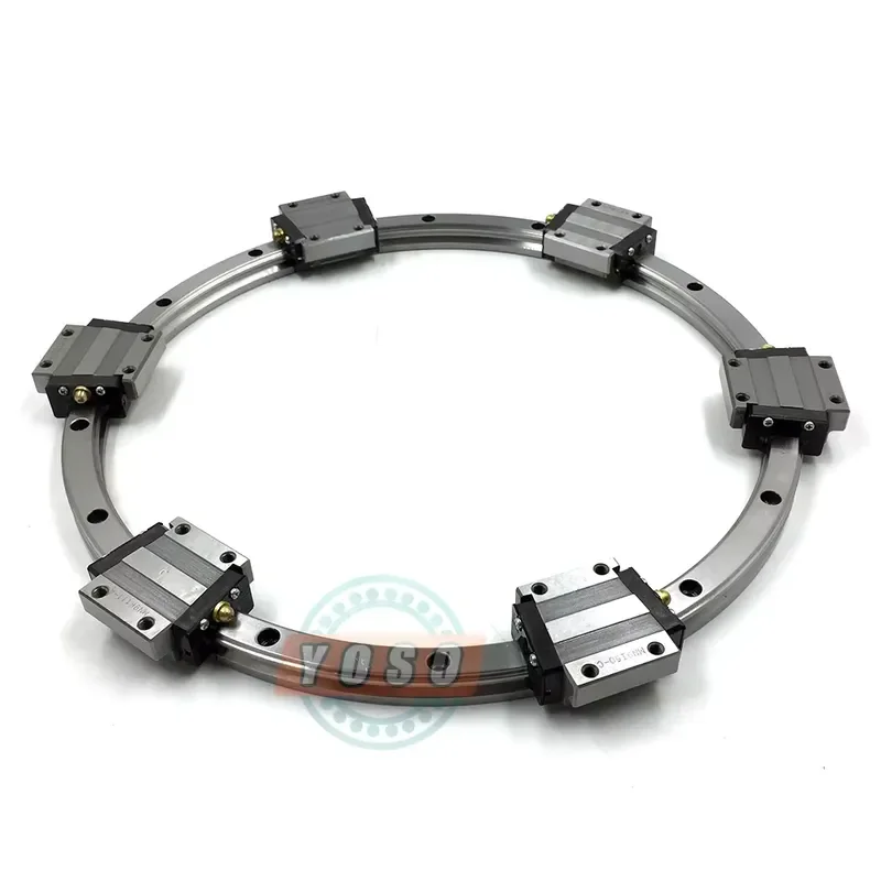 Circular Linear Guide HCR12A with 60mm 100mm Rail for CNC Router Automation Machinery Precision Motion System