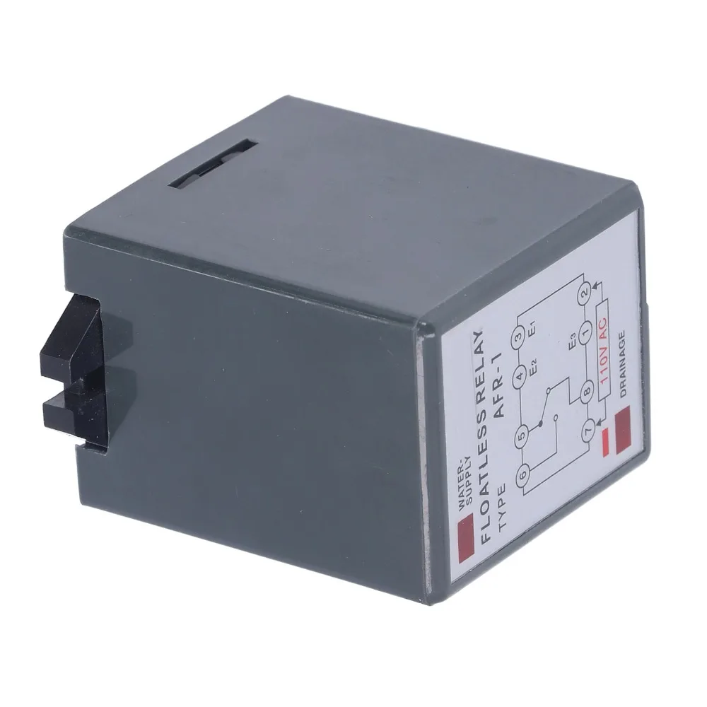AFR-1 Liquid Level Controller AC110V 5A Floatless Design Water Level Relay Water Level Relay Switch Industrial Applications