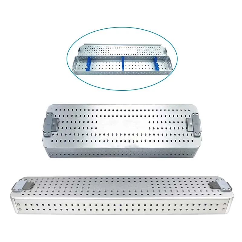 Aluminum Alloy Disinfection Box Sterilization Box for Endoscopic Instruments Disinfection Case Box