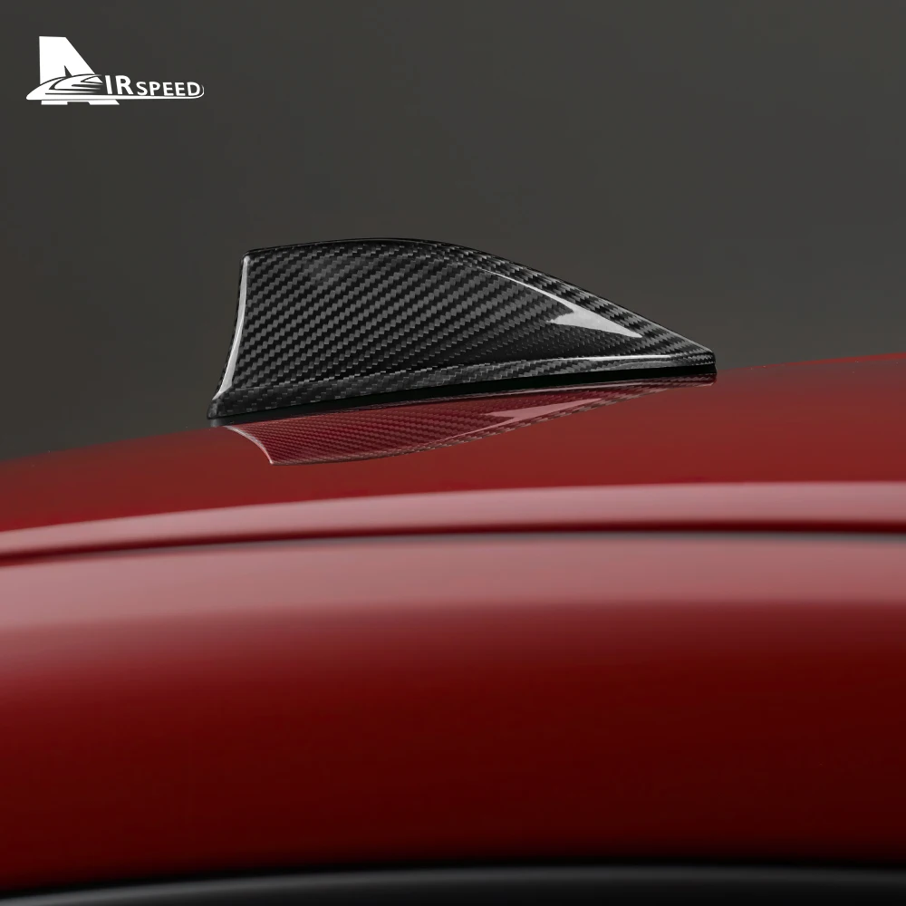 Antenna Cover Shark Fin For Subaru BRZ Toyota GR86 2021 2022 2023 2024 Real Carbon Fiber Sticker Cover Interior Trim Accessories