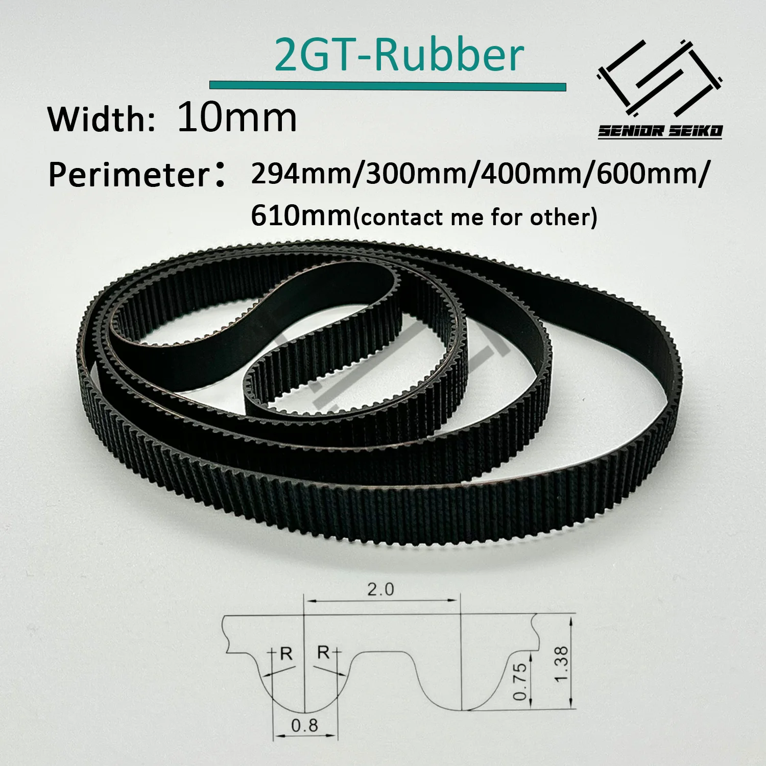 Imagem -04 - Correia Dentada Polia Grupo Síncrono Kit Polia 2gt Gt2 40 Dentes 40t Gt2 120 Dentes 10 mm Bore 520 mm 3:1 Roda