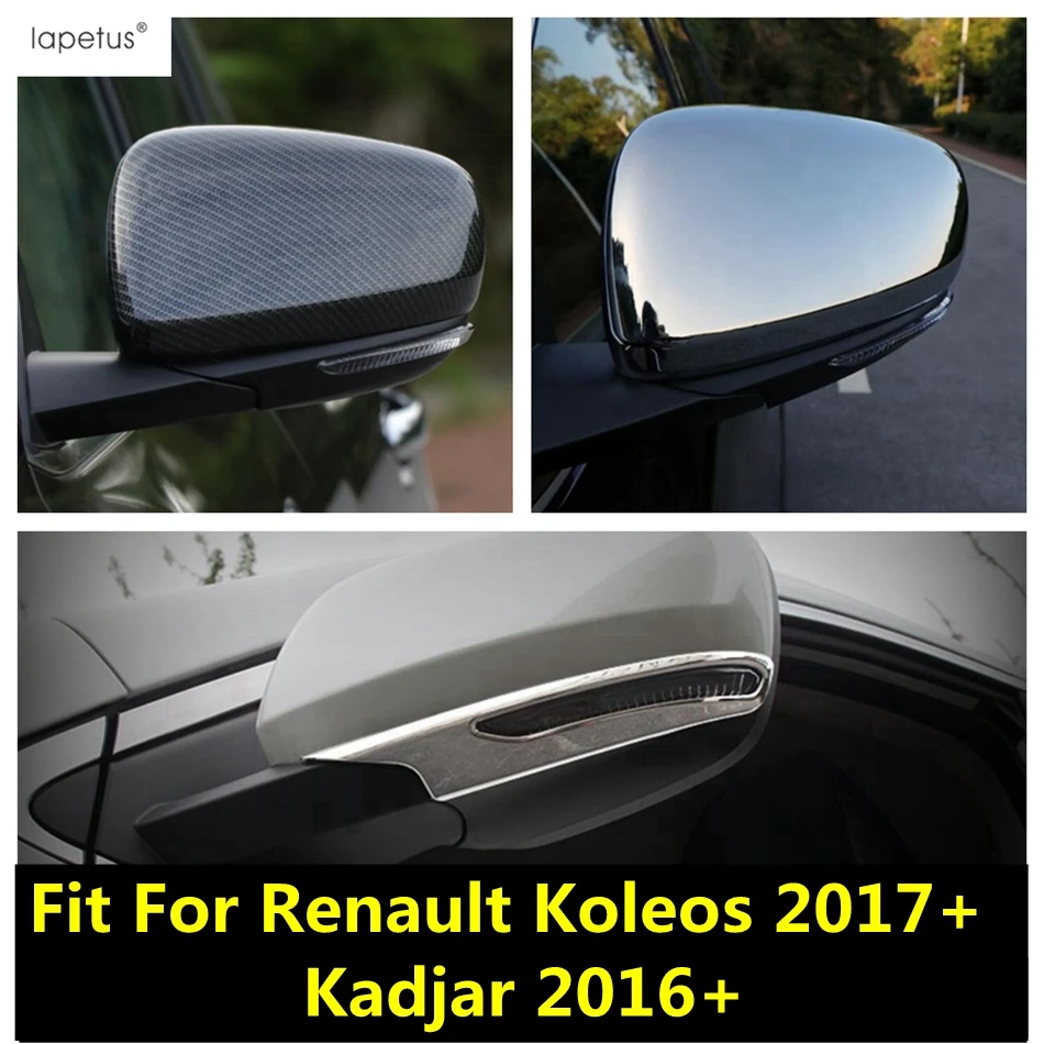 

2 Pcs Chrome Rearview Mirror Cap Shell Strip Cover Trim For Renault Kadjar 2016 - 2022 / Koleos 2017 - 2022 Accessories Exterior