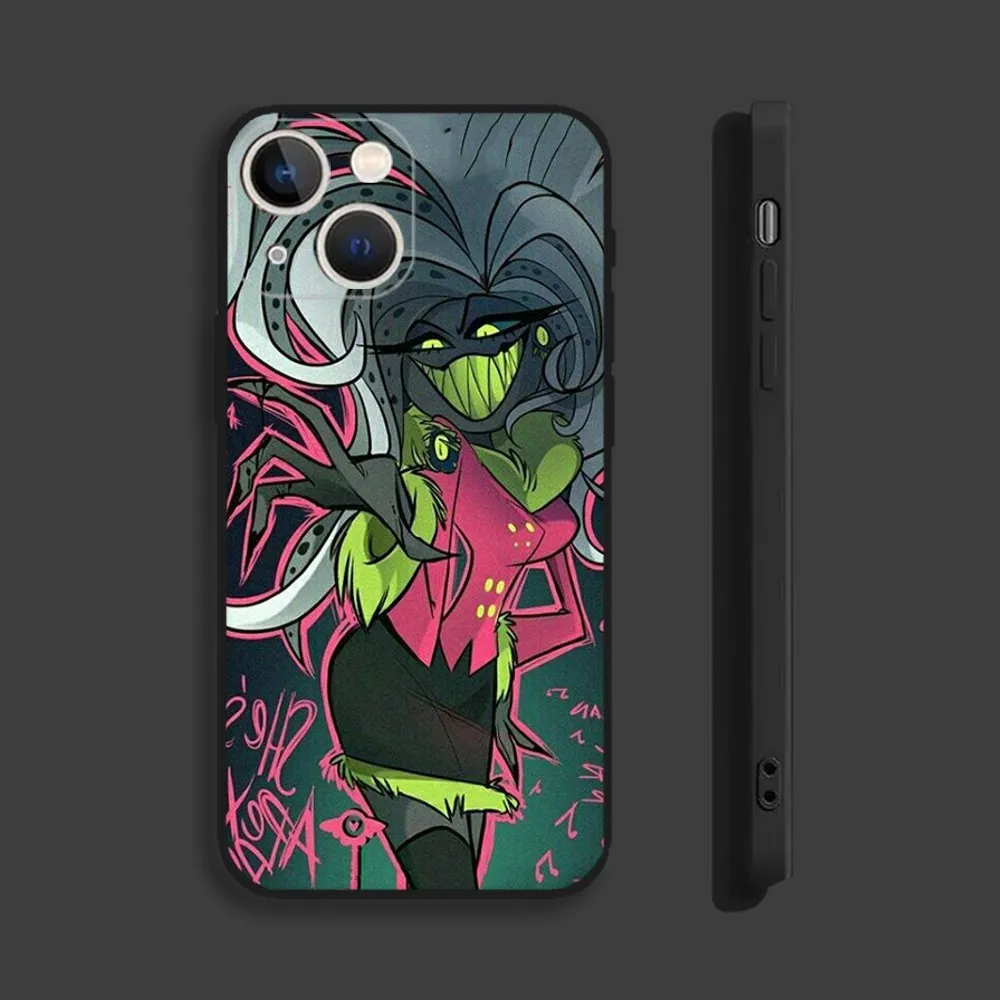 Invader Zim Anime Phone Case For iPhone15,14,13,12,11,Pro,Max,Plus,Mini,X,XS,XR,8,7,6,S,Plus,SE Soft Black Case