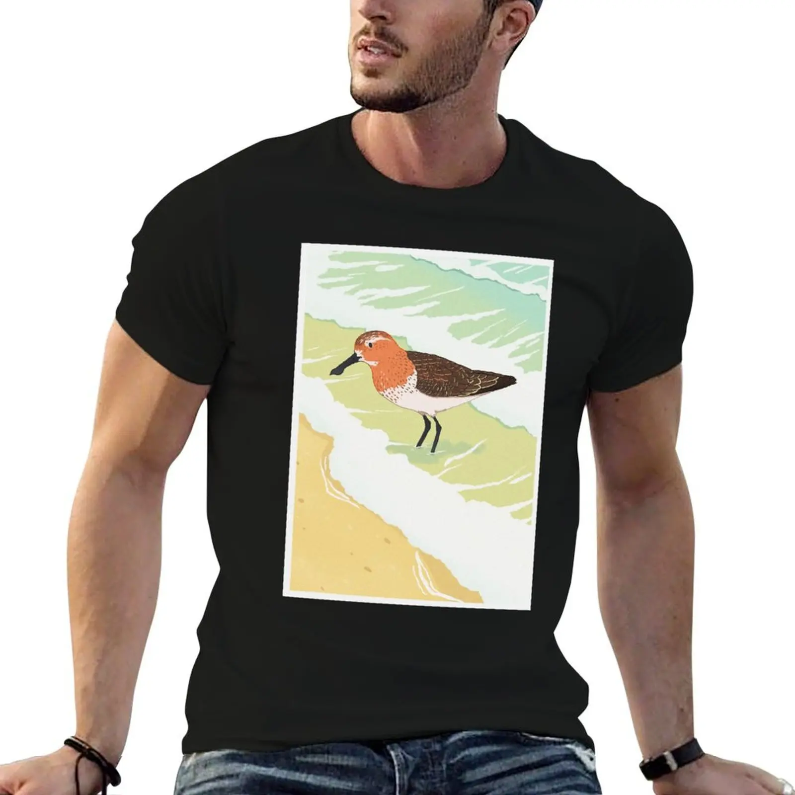 Spoon-billed sandpiper T-Shirt Plus Size Loose Fit T-Shirt