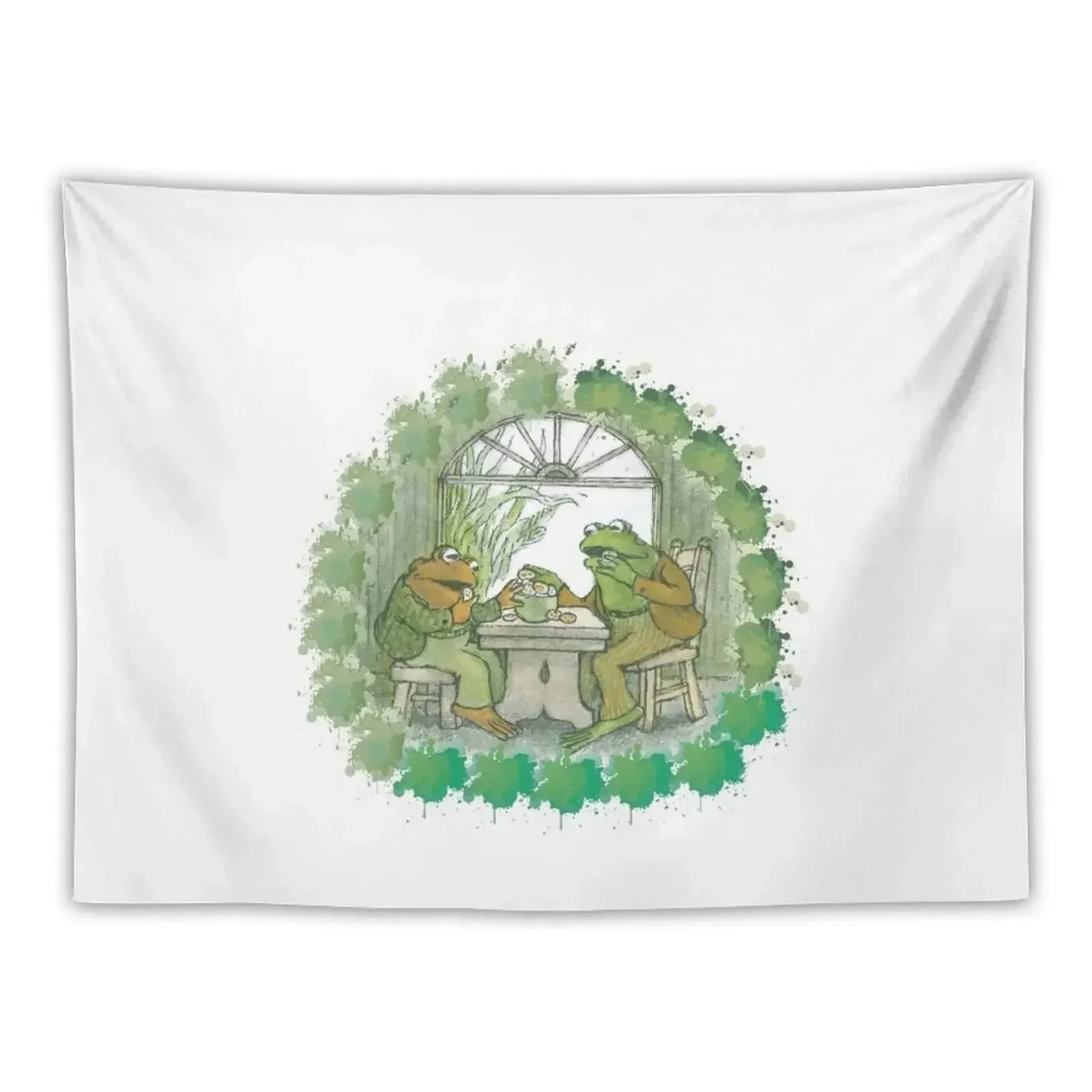 

Frog and toad on table Tapestry Wall Carpet Things To Decorate The Room Cute Room Things Bedroom Decorations Tapestry