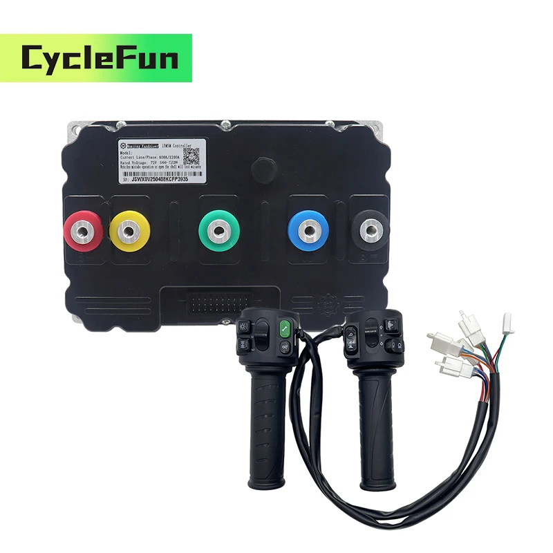 

FarDriver ND841800 84V Peak 100V DC 800A BLDC With T08 Throttle For Electric Motorcycles Controller Program Scooter Accessories