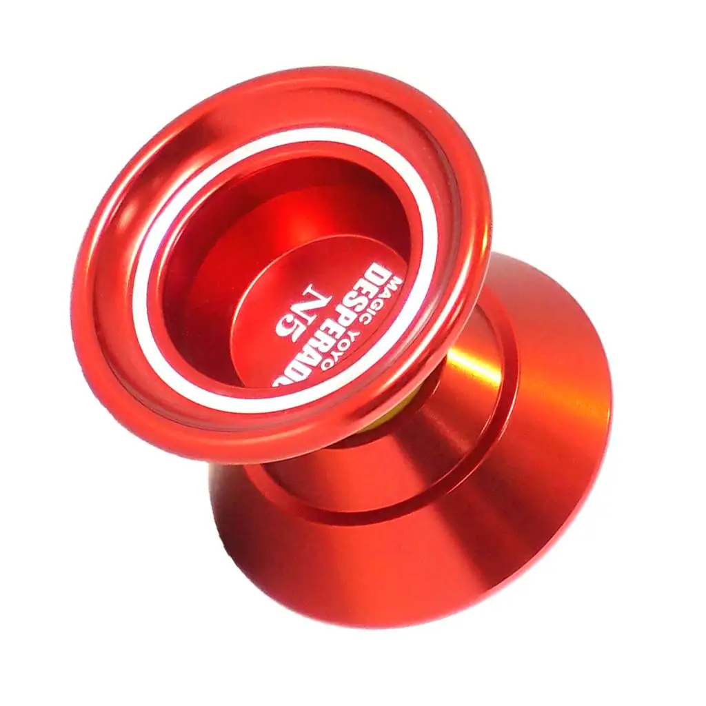 Kids Yoyo Ball Toy Professional Aluminum Alloy Unresponsive Yoyo Classic Juggling Toy for Beginner String Tricks
