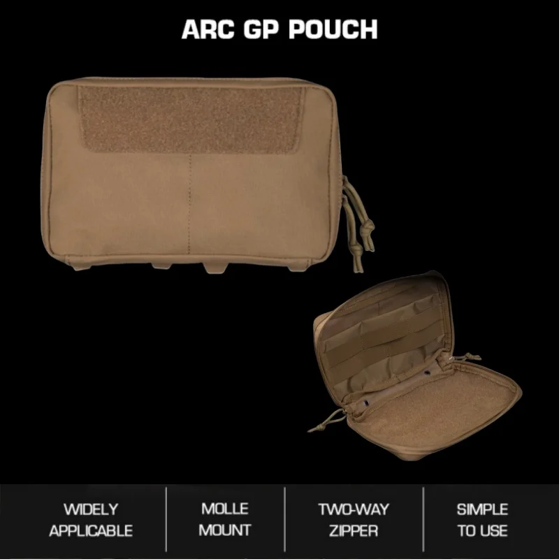 

ARC GP Pouch | Durable MOLLE Compatible General Purpose Bag | For Tactical Equipment Accessories