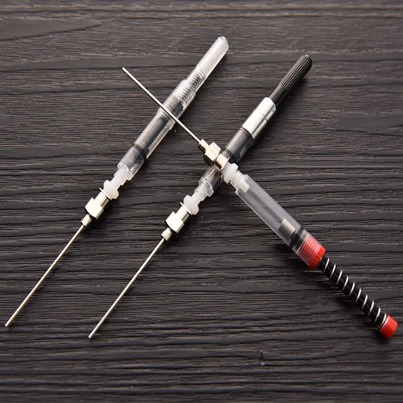 3pcs/6pcs Fountain Pen Ink Cartridge Converter Filler Ink Pen Ink Sac Syringe Device Tool Stationery Office Supplies