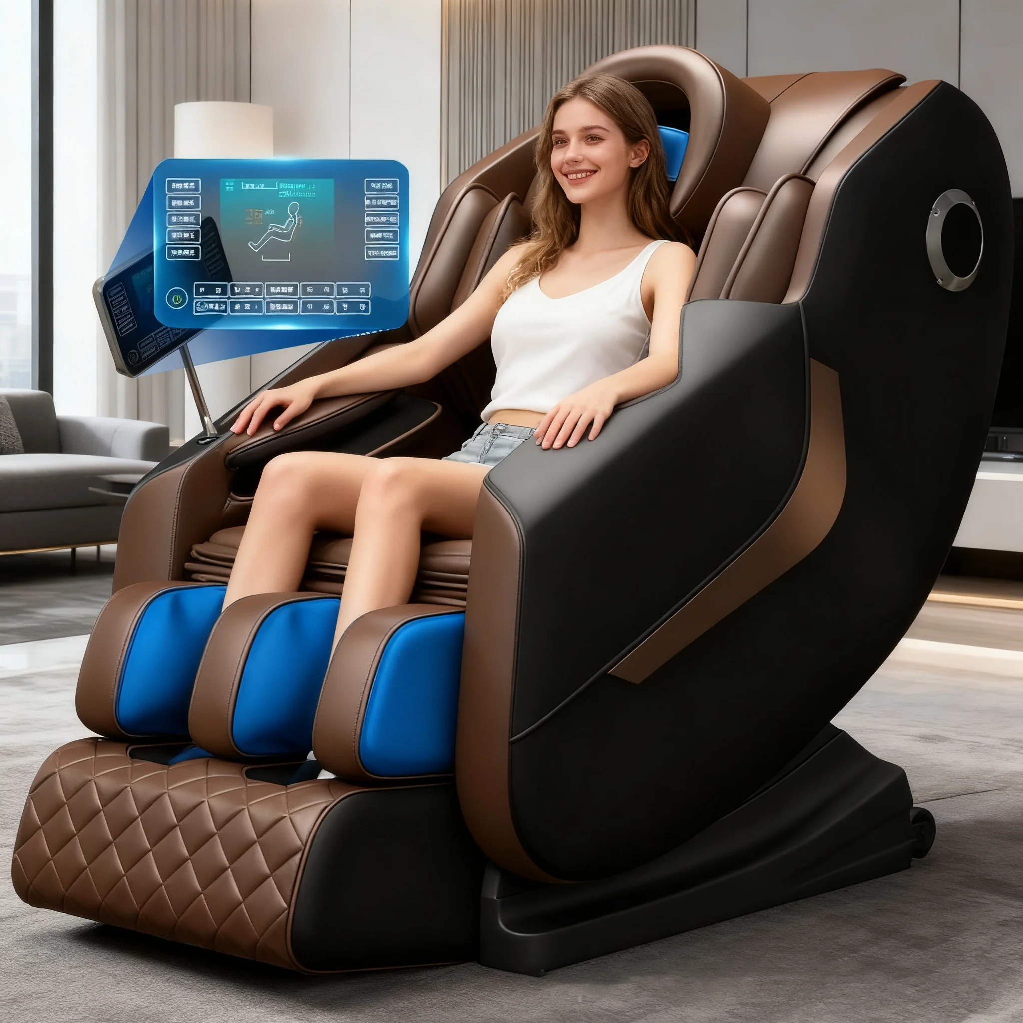 

Source Manufacturer's Home Space Cabin Massage Chair, Full Body Electric Decompression Massage Chair