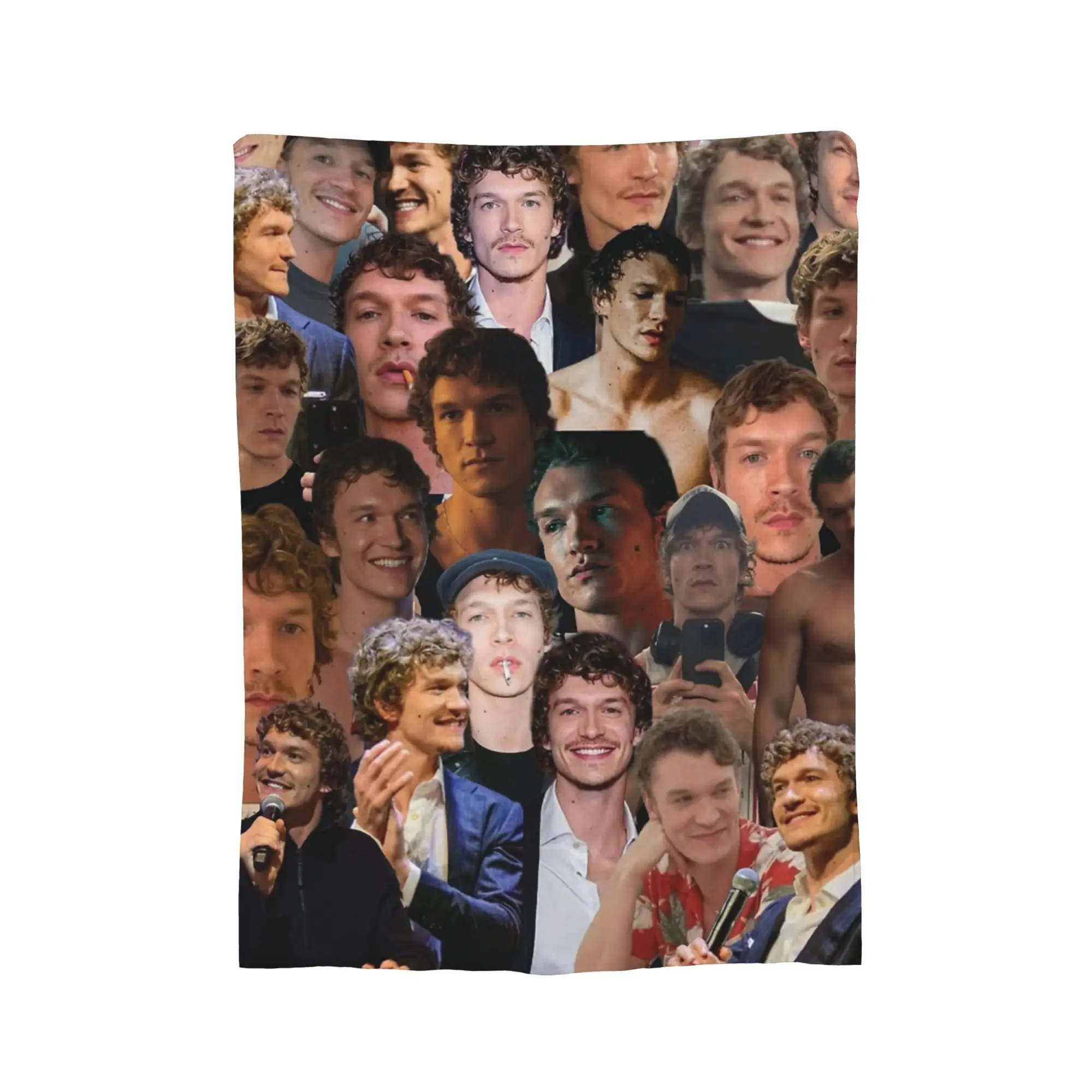 Connor Storrie Photo Collage Blanket Fleece Textile Decor Heated Rivalry Portable Soft Throw Blanket for Bedding Couch Bedspread
