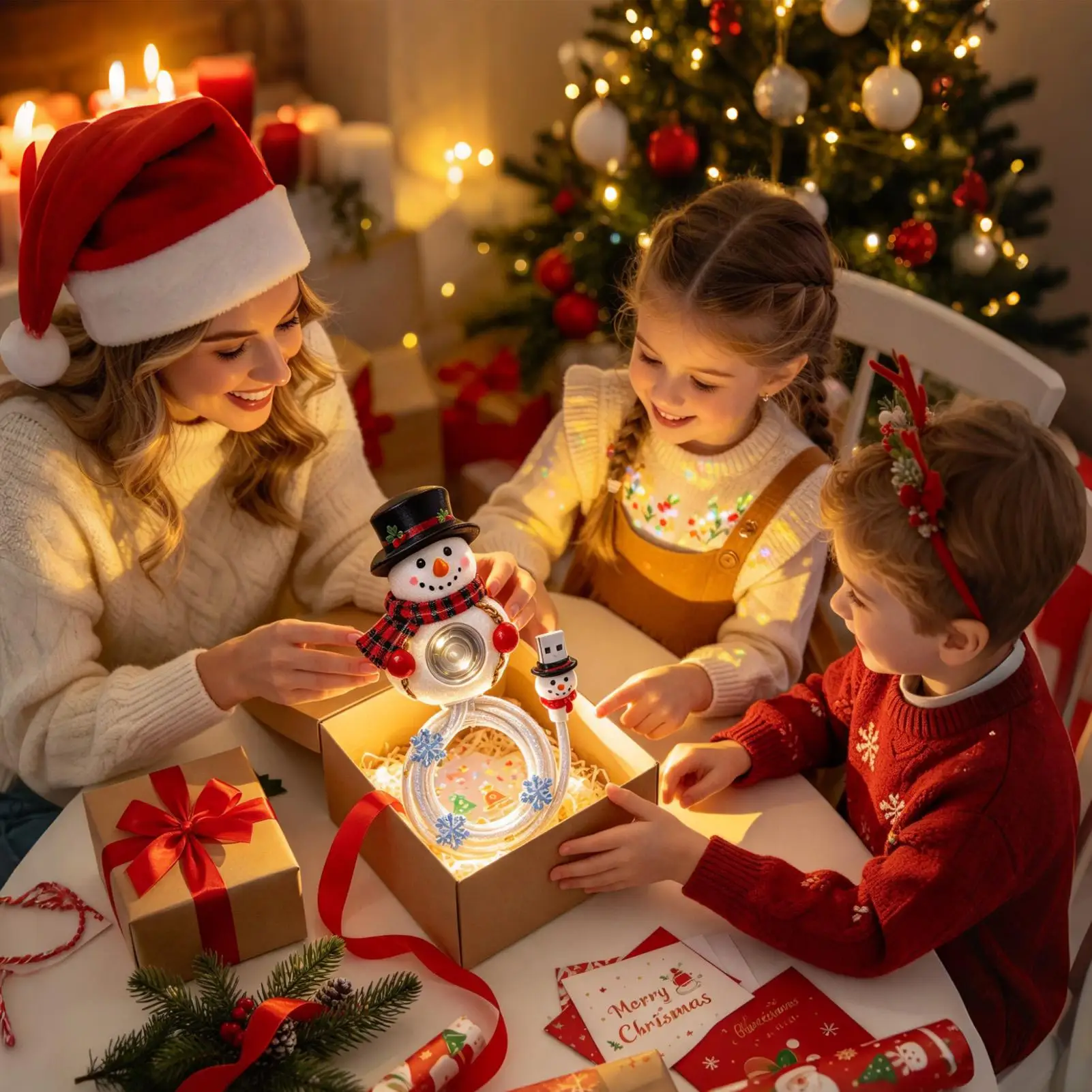 Christmas Projector Nightlight USB Seasonal Display Projection Lamp Christmas Projector With 6 Holiday Scenes For Home Apartment