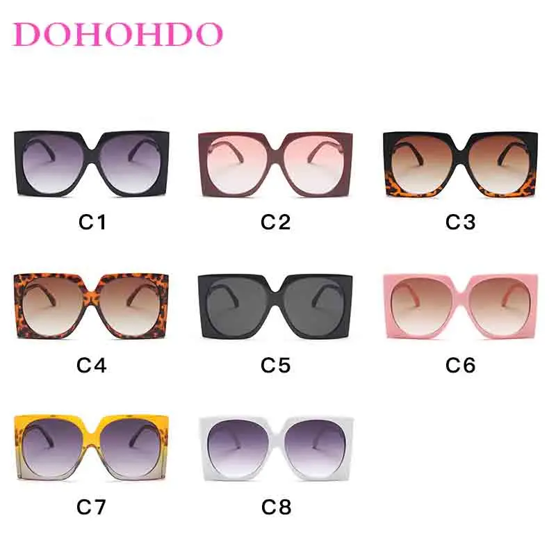

Retro Square Sunglasses Women Men Trend Luxury Brand Fashion Big Frame Classic Outdoors Travel Driving Shades Sunglasses UV400