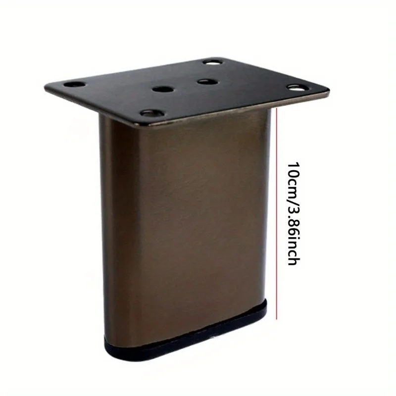 4PCS​ Stainless Steel Furniture Legs – Adjustable Replacement Feet – Sofa/Bed/Table/Cabinet – Easy to Install, Durable