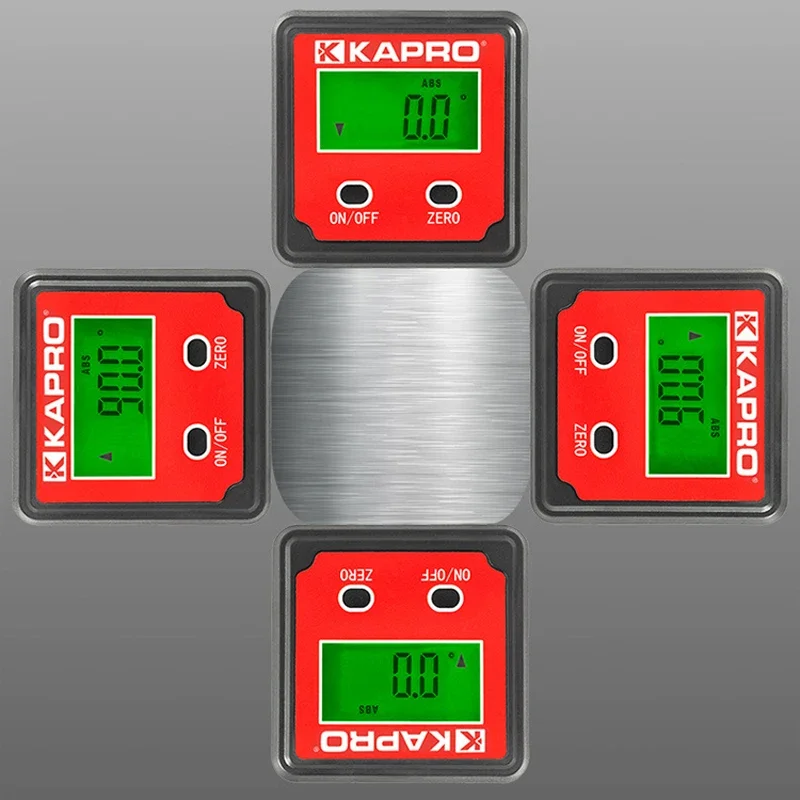Kapro Mini goniomètre numérique de haute précision, boîte de niveau électronique, rapporteur magnétique, inclinomètre, détecteur d'angle IP54, jauge