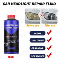 Car Headlight Polishing Liquid Polymer Car Headlamp Renovation Restoration Cleaning Agent 50ML/100ML/150G Auto Repair Products