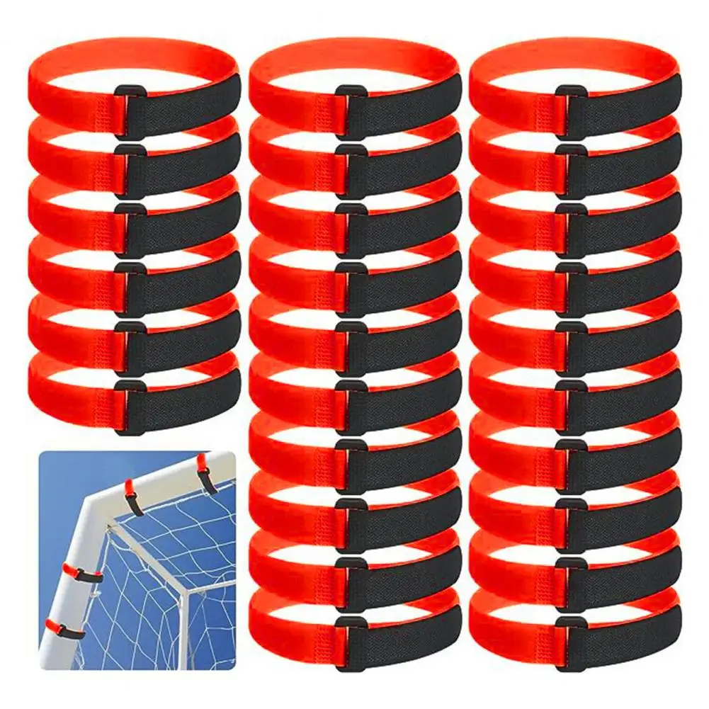 Football Net Straps Soccer Net Straps Effortless Installation 50 Durable Soccer Goal Net Attachment Straps Compact Portable