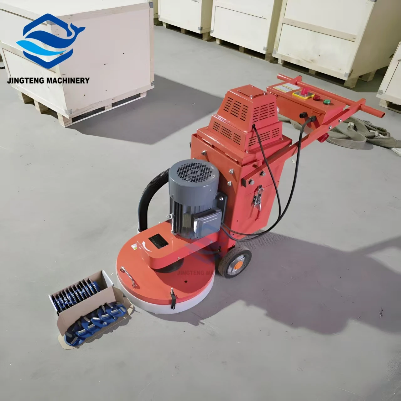 

Epoxy Terrazzo Floor Grinding Machine Single Phase Concrete Grinder Planetary Disc Concrete Floor Grinder