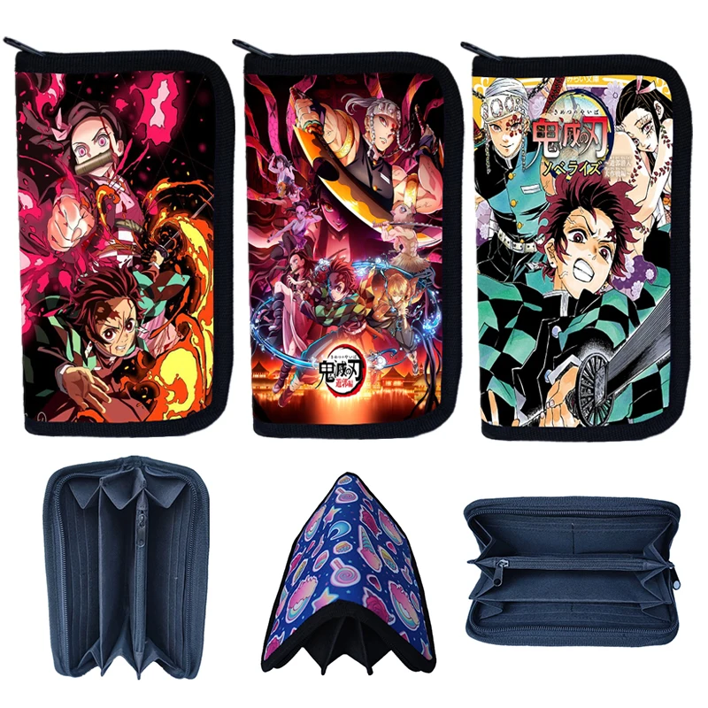 

Demon Slayer Cartoon Wallet Kimetsu No Yaiba Nezuko Personality Creative Long Wallet Coin Wallet Boy Girl Surrounding Wallets