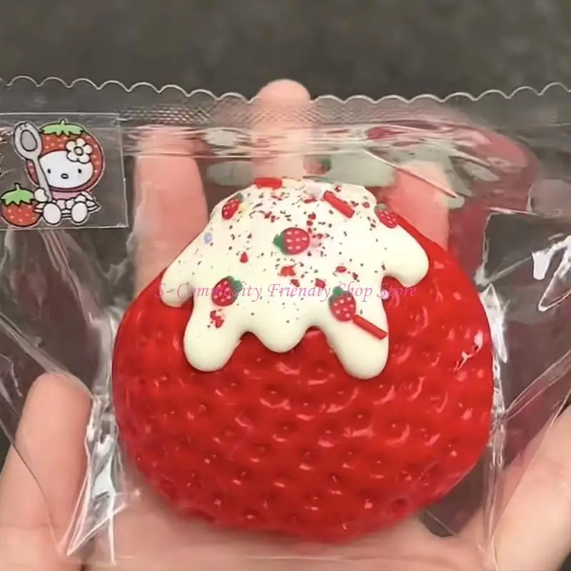85ae Creative Squeeze Toy Mellow Erdbeere große Erdbeere für Kinder Angst reduzieren