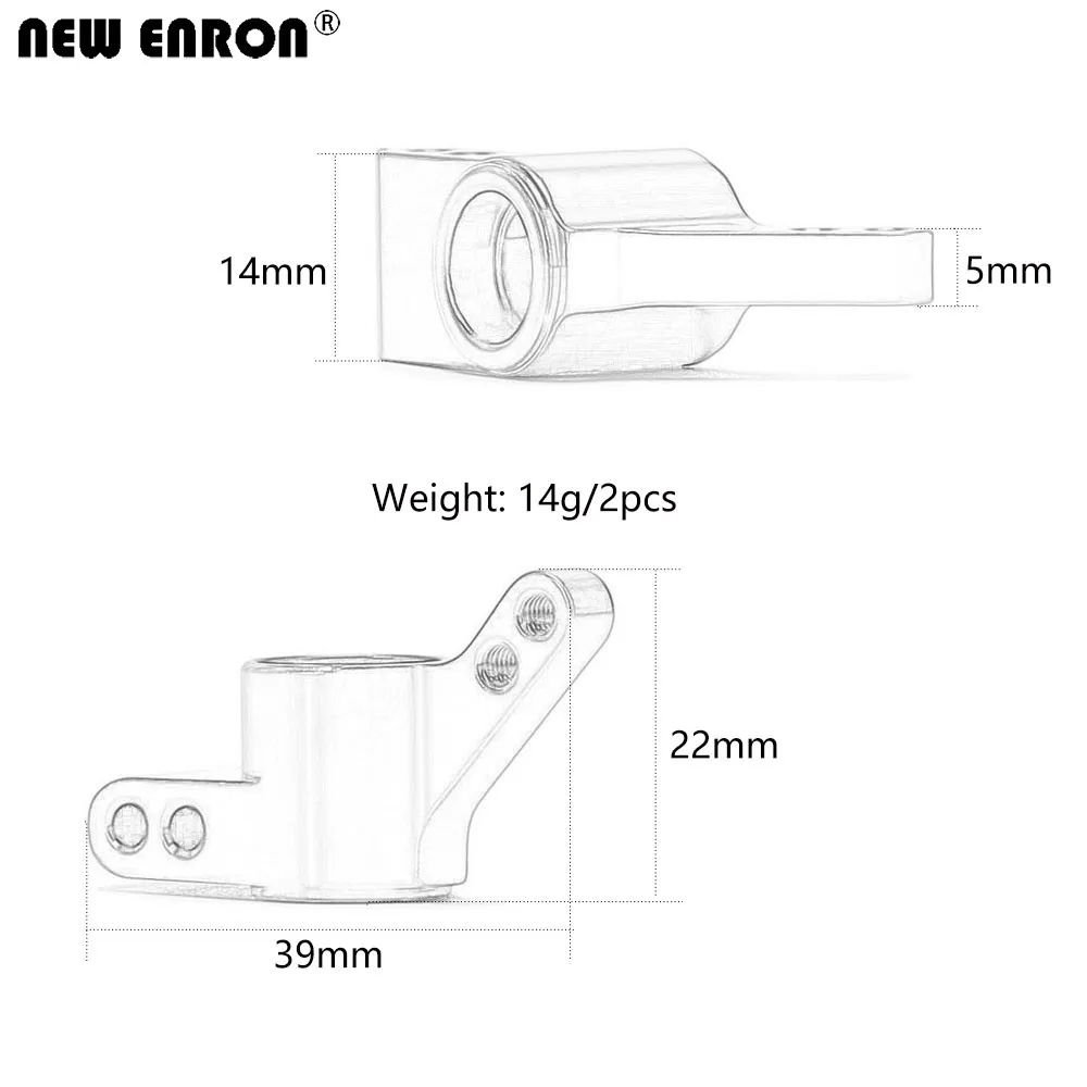 NEW ENRON Metal 101208 101209 Steering Front & Rear Hub Carrier Knuckle Set for RC 1/10 HPI WR8 3.0 Flux KEN BLOCK Bullet ST MT