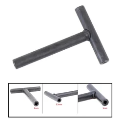 Key Hex Wrench 3/3.5/4mm Metal Flat Head Hexagon Universal Screwdriver Hand Tool Quick Snap Adapter T-Handle Spanner