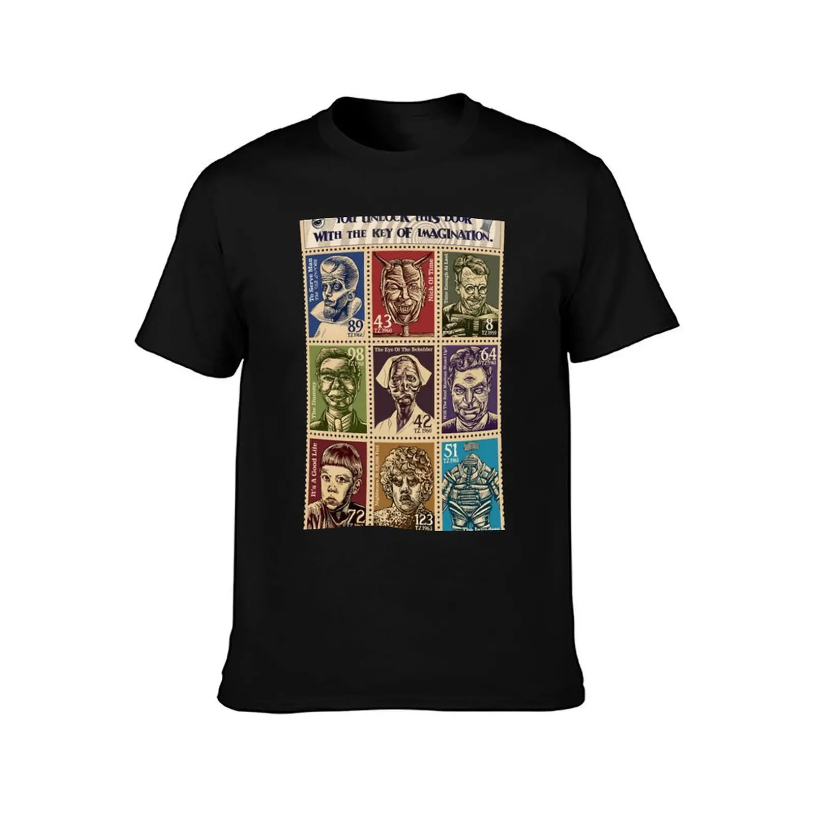 The Key of Imagination T-Shirt All Match Basic Short Sleeve Top T-Shirt