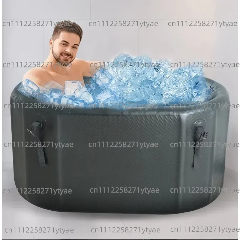 Cold Plug Portable Tub, Collapsible Ice Tub for Fitness and Muscle Recovery