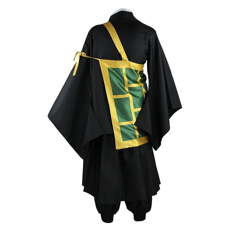 Anime Geto Suguru Cosplay Uniform Jujutsu Kaisen Cosplay Kostüm Geto Suguru Kimono Perücke Halloween Kleidung für Frauen Männer