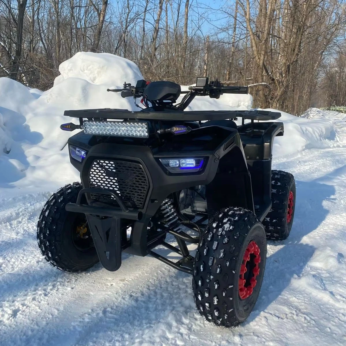 Hot Selling 125cc Classic ATV Strengthened Frame Updated Engine Chain Drive Transmission System One Year Factory Direct Warranty