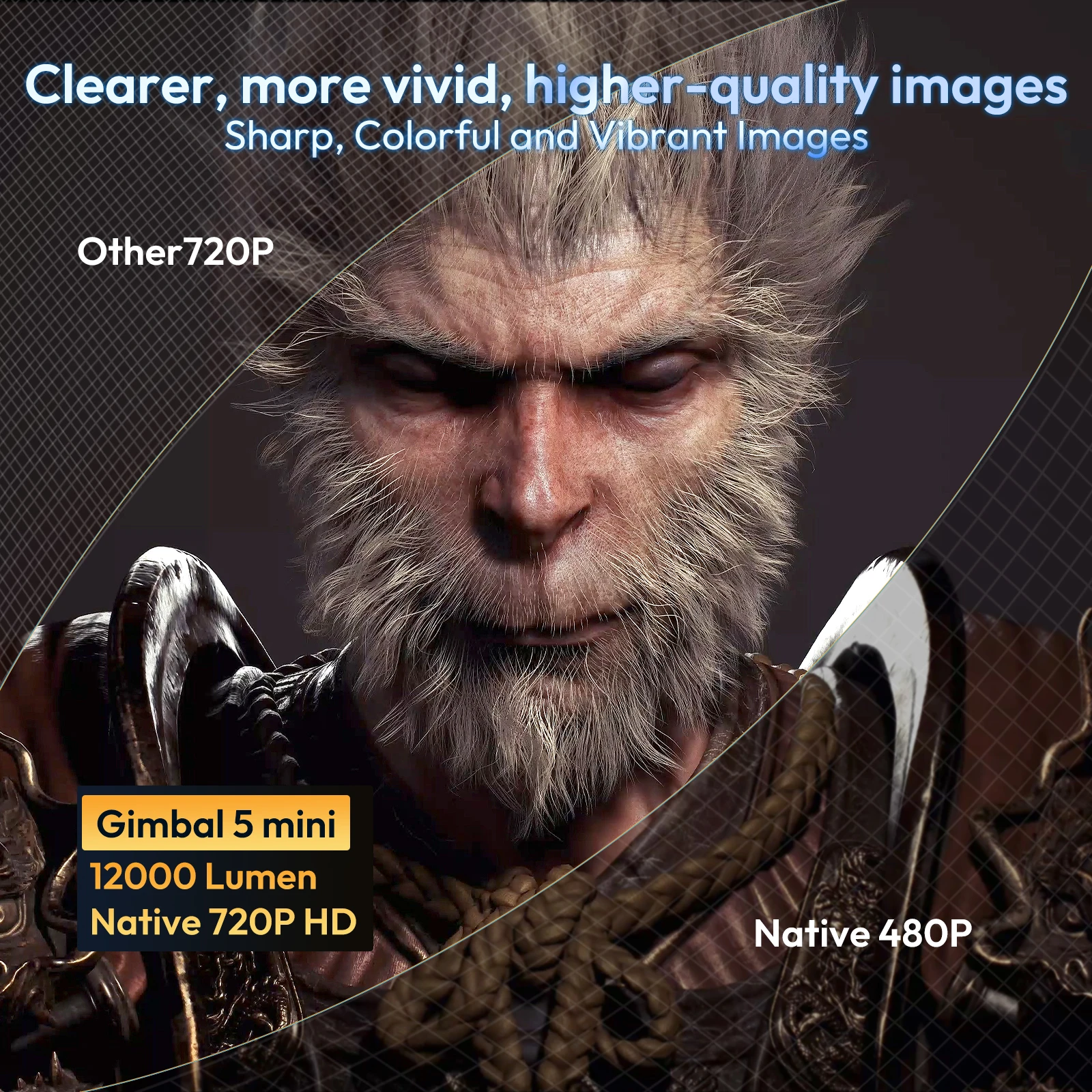 جهاز عرض XGODY 4K 1080P Full HD ذكي عالي الدقة LED 5G WiFi بلوتوث 12000L HDMI USB Android مسرح منزلي #3