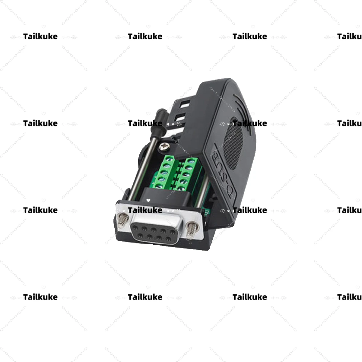 485 terminal block with shell, DB9 solder free connector, 9-pin male and female connector, 9-hole adapter, PC 9-hole 235 wire