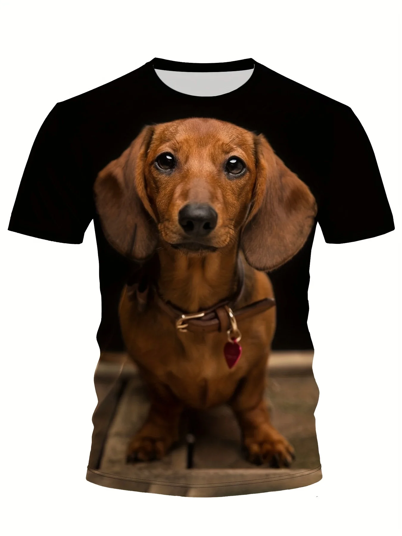 T Shirt Men Cool Design 3D Dog Print T-shirt Novelty Personality Tee Harajuku Fashion Streetwear
