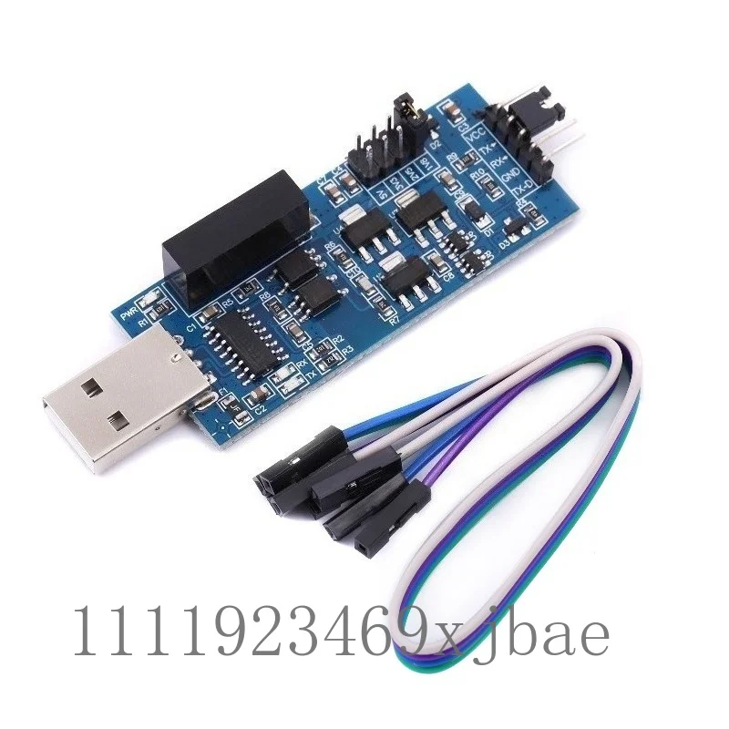 Photoelectric Isolation Serial Module USB To TTL Converter 5V 3.3V 2.5V 1.8V Four‑Level Voltage Output with CH340 Chip