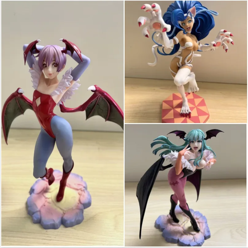 

Demon Warrior Vampireed Hunter Morrigan Aensland Anime Action Figure Toys Darkstalkers Bishoujo Collection Halloween Model Doll