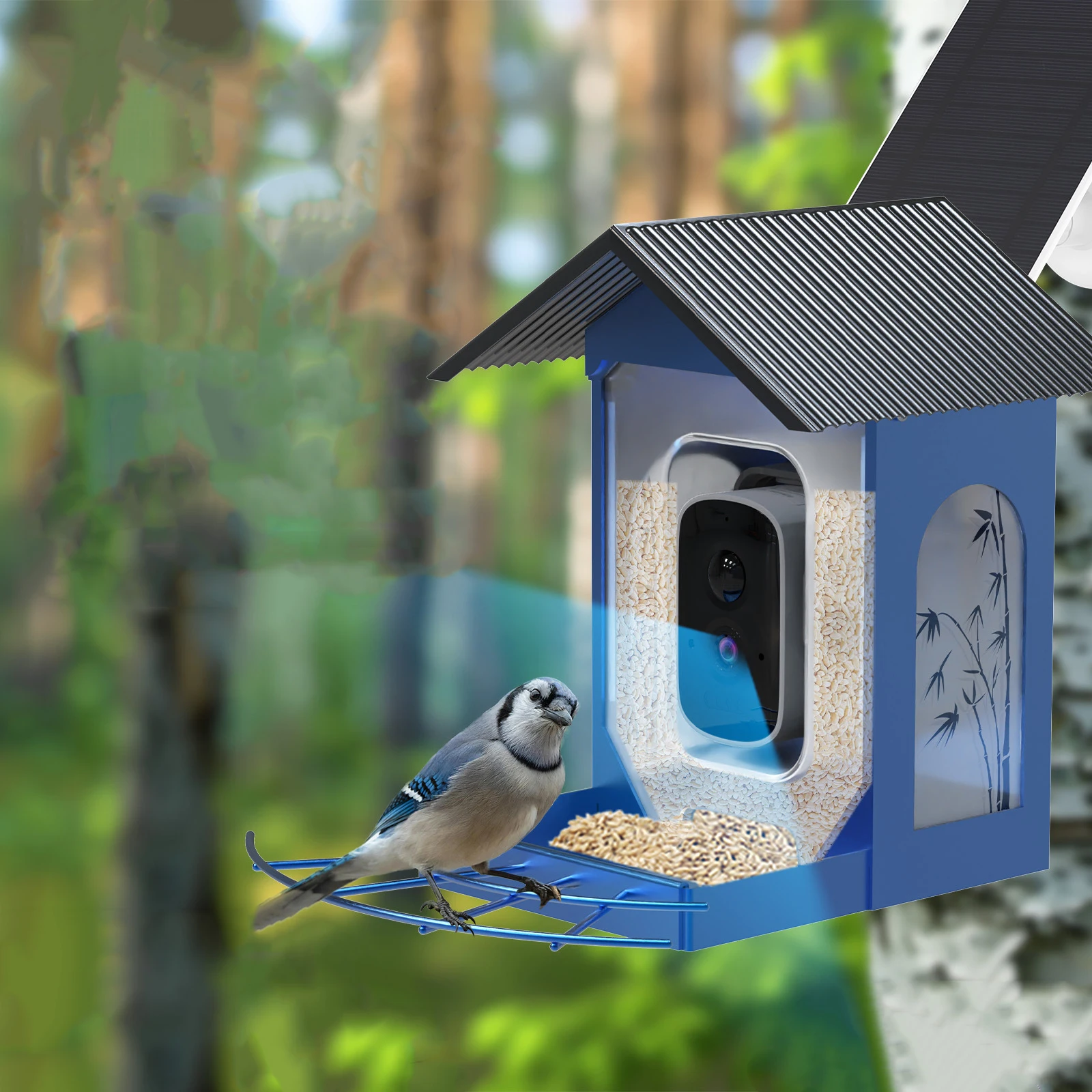 solar bird feeder house New Sm - đánh giá và giá Smart Garden Ideas