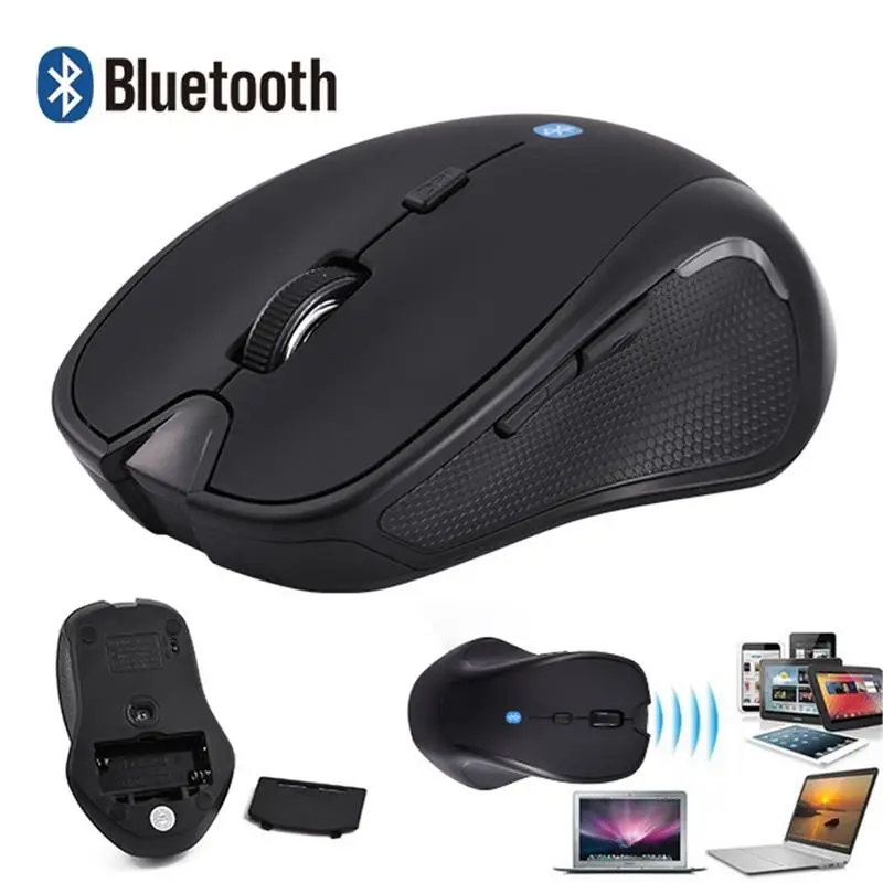 Wireless BT Mouse 1600 DPI 6 buttons ergonomic for imac promacbook laptop computer optical mice honormagicbook