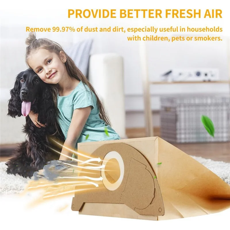 أكياس فلتر الورق الرطب والجاف A05G لنماذج المكنسة الكهربائية Karcher WD 2 MV 2 WD 2.200 WD 2.550 WD2.250 - 6.904-322.0، 69043220